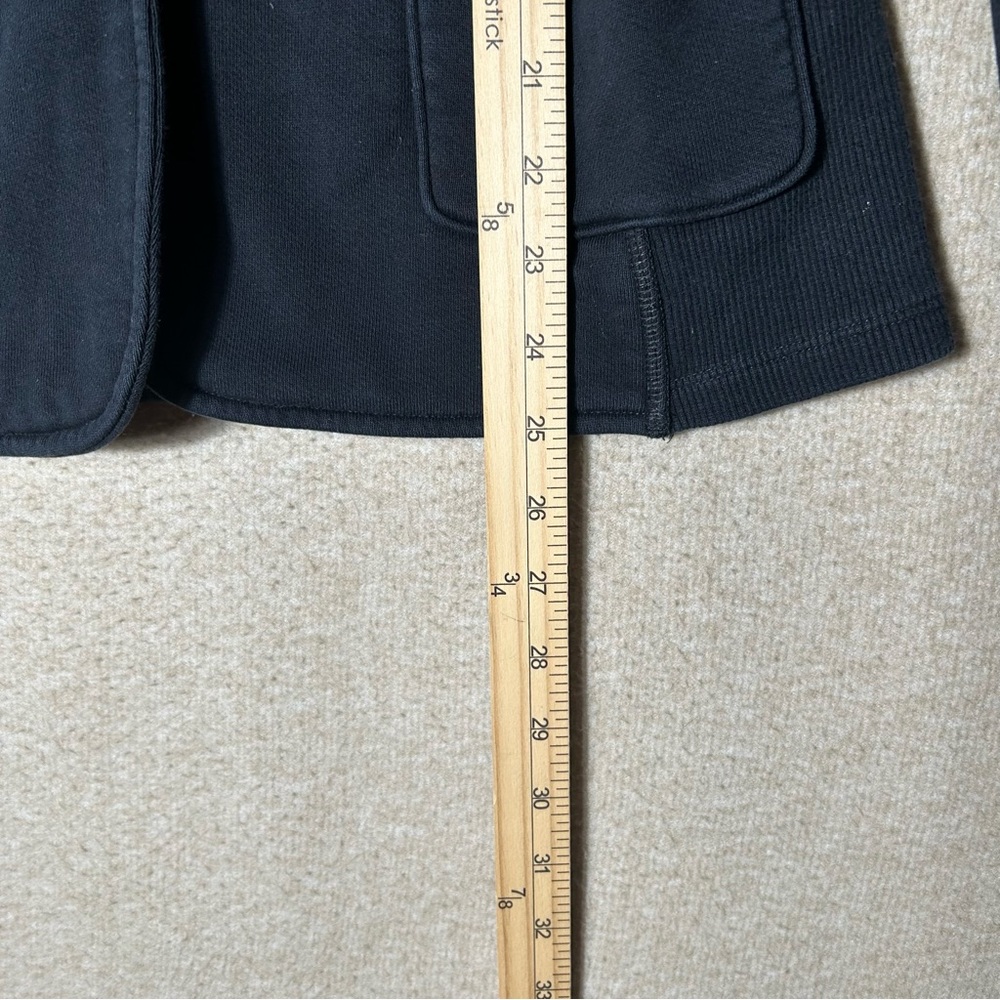 Standard James Perse Blazer Jacket‎ Womens Size 4 XL Black Shawl Collar 1 Button - Picture 10 of 13